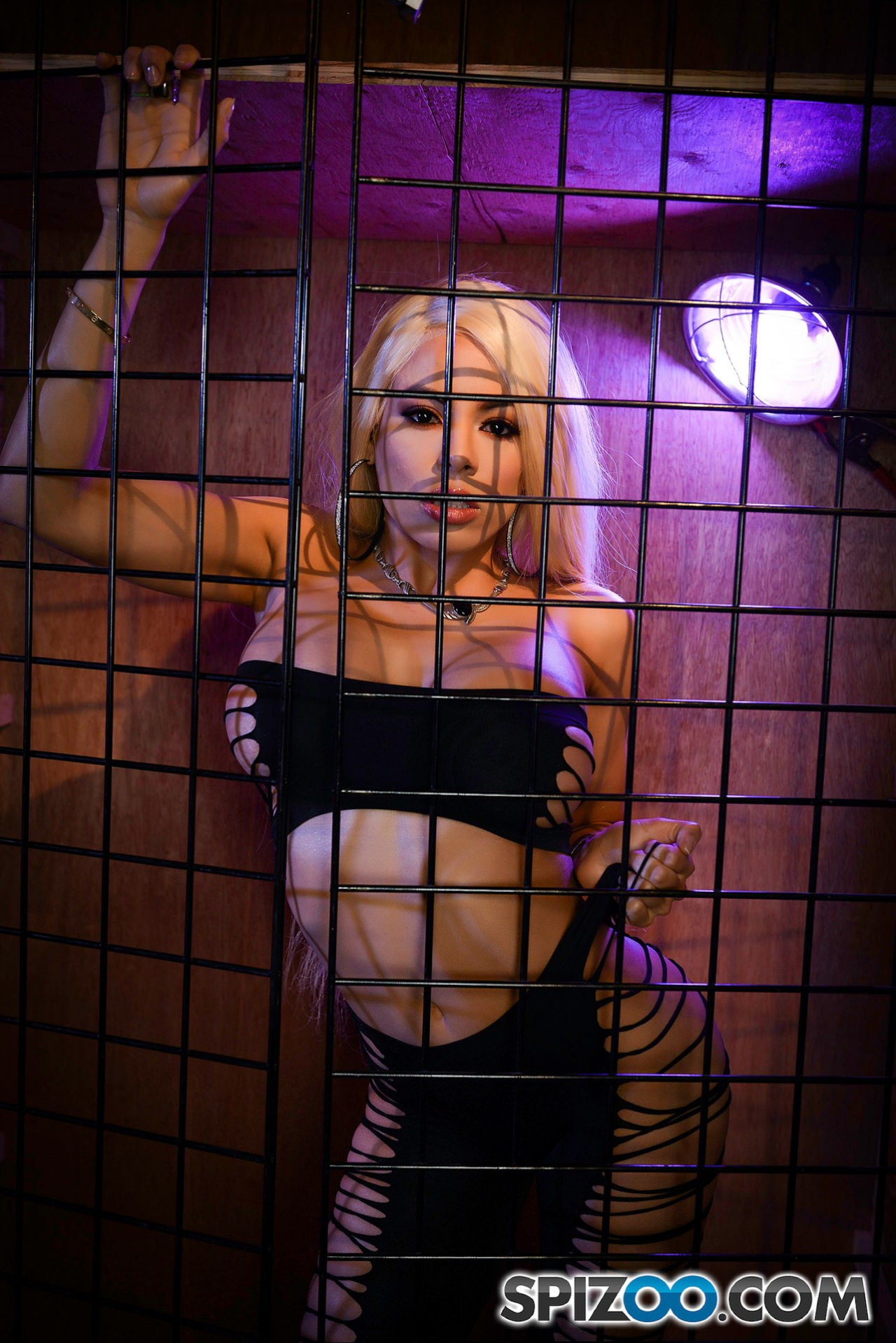Kat and Luna Caged Lesbo